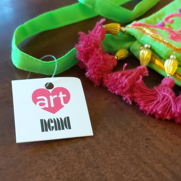 Day of the Dead purse (green, pink) NWT - Picture 4 of 11